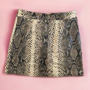Emory Park Snake Print Skirt